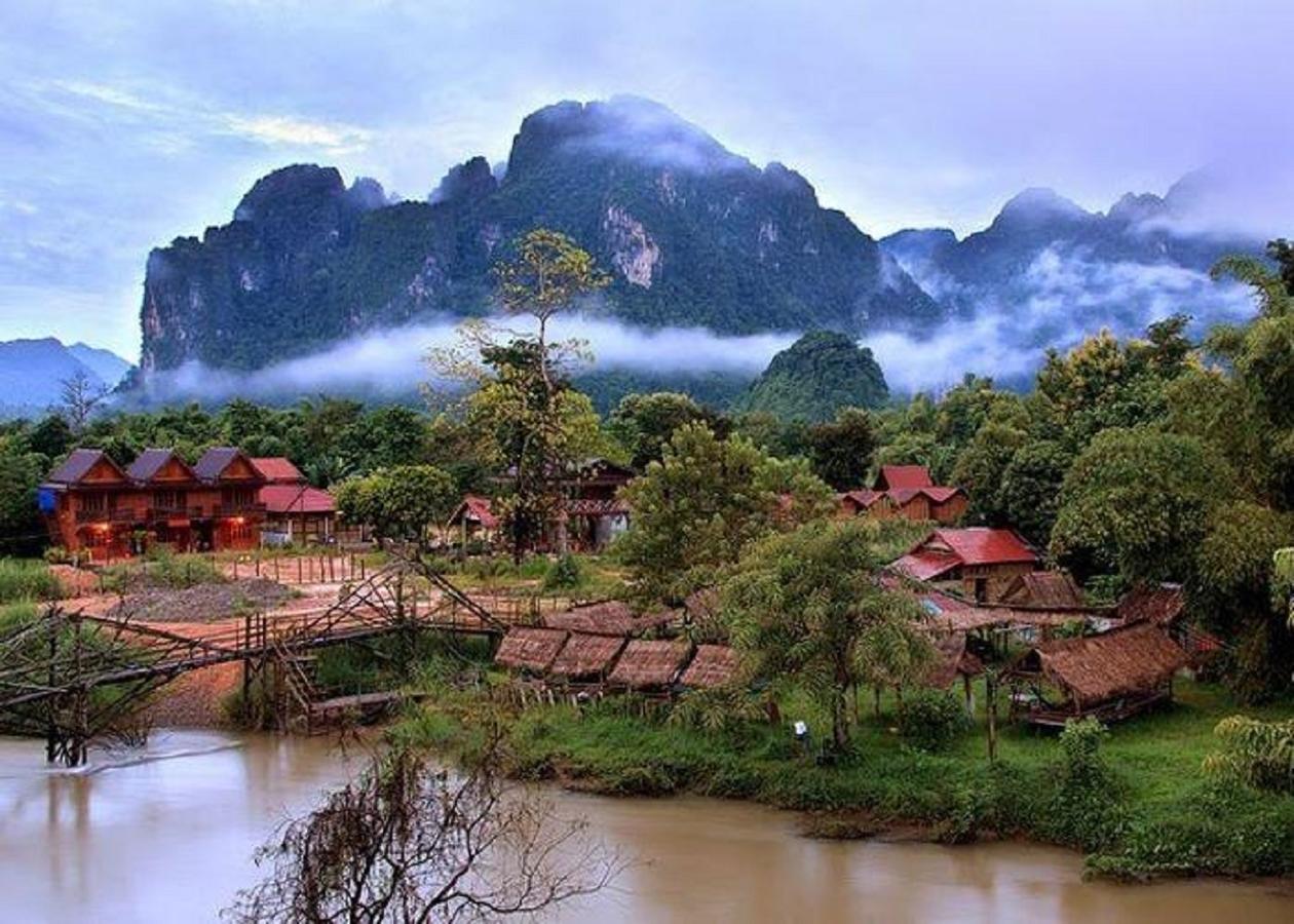 Mountainview Riverside Boutique Hotel Vang Vieng Extérieur photo